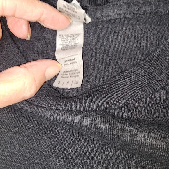 2 Fun Tees Gildan Black Short-Sleeve Graphic Tee Sizes L & S Stick-Figure Print - Picture 6 of 6